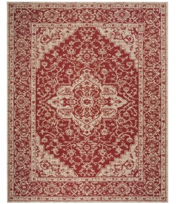 Safavieh Beach House BHS137 Red / Creme 3' X 5' Rectangle Area Rug