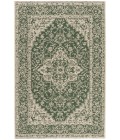 Safavieh Beach House BHS137 Green / Creme 6'-7" X 9'-2" Rectangle Area Rug