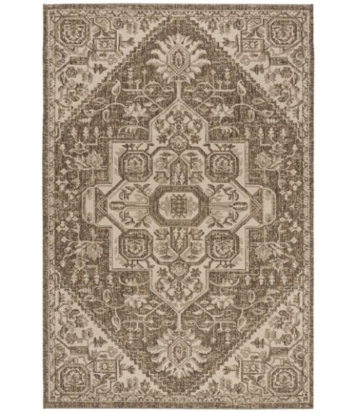 Safavieh Beach House BHS138 Cream / Beige 4' X 4' Square Area Rug