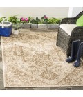 Safavieh Beach House BHS138 Beige / Cream 6'-7" X 6'-7" Round Area Rug