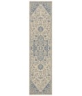 Safavieh Beach House BHS138 Blue / Creme 2'-2" X 8' Runner Area Rug