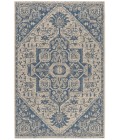Safavieh Beach House BHS138 Blue / Creme 4' X 6' Rectangle Area Rug