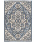 Safavieh Beach House BHS138 Cream / Blue 3' X 5' Rectangle Area Rug