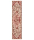Safavieh Beach House BHS138 Red / Creme 2'-2" X 6' Runner Area Rug