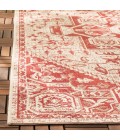 Safavieh Beach House BHS138 Red / Creme 4' X 6' Rectangle Area Rug