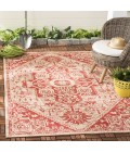 Safavieh Beach House BHS138 Red / Creme 4' X 6' Rectangle Area Rug
