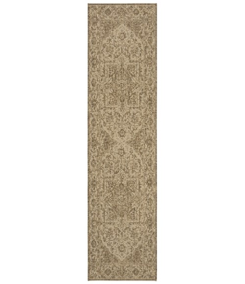 Safavieh Beach House BHS139 Cream / Beige 2'-2" X 6' Runner Area Rug
