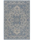 Safavieh Beach House BHS139 Cream / Blue 8' X 8' Square Area Rug