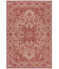 Safavieh Beach House BHS139 Red / Creme 3' X 5' Rectangle Area Rug