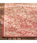 Safavieh Beach House BHS139 Red / Creme 2'-2" X 6' Runner Area Rug