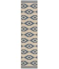 Safavieh Beach House BHS171 Blue / Creme 2'-2" X 6' Runner Area Rug