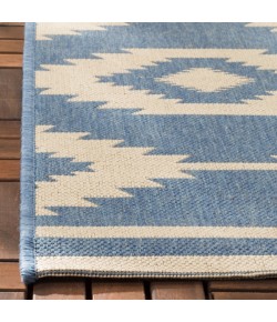 Safavieh Beach House BHS171 Cream / Blue 2'-2" X 12' Runner Area Rug