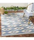 Safavieh Beach House BHS171 Cream / Blue 2'-2" X 4' Accent Area Rug