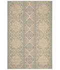 Safavieh Beach House BHS174 Aqua / Cream 2'-2" X 4' Accent Area Rug