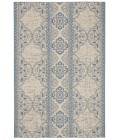 Safavieh Beach House BHS174 Blue / Creme 6'-7" X 6'-7" Square Area Rug