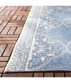 Safavieh Beach House BHS174 Cream / Blue 4' X 6' Rectangle Area Rug