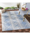 Safavieh Beach House BHS174 Cream / Blue 4' X 6' Rectangle Area Rug