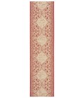 Safavieh Beach House BHS174 Red / Creme 2'-2" X 6' Runner Area Rug