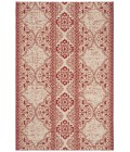Safavieh Beach House BHS174 Red / Creme 3' X 5' Rectangle Area Rug