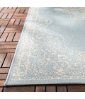 Safavieh Beach House BHS180 Cream / Aqua 3' X 5' Rectangle Area Rug