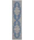 Safavieh Beach House BHS180 Cream / Blue 2'-2" X 8' Runner Area Rug