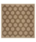 Safavieh Beach House BHS181 Beige / Cream 4' X 4' Square Area Rug