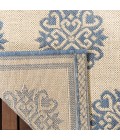 Safavieh Beach House BHS181 Blue / Creme 6'-7" X 6'-7" Square Area Rug
