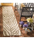 Safavieh Beach House BHS182 Cream / Beige 2'-2" X 10' Runner Area Rug