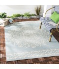 Safavieh Beach House BHS183 Cream / Aqua 9' X 12' Rectangle Area Rug