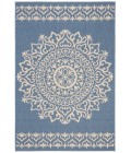Safavieh Beach House BHS183 Cream / Blue 2'-2" X 4' Accent Area Rug