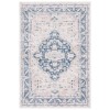 Safavieh Blair Washable BLR200 Beige / Navy 5'-3" X 7'-6" Rectangle Area Rug