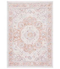 Safavieh Blair Washable BLR202 Beige / Rust 5'-3" X 7'-6" Rectangle Area Rug