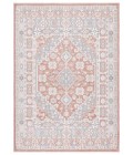 Safavieh Blair Washable BLR206 Rose / Grey 4' X 6' Rectangle Area Rug