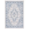 Safavieh Blair Washable BLR208 Beige / Grey Blue 5'-3" X 7'-6" Rectangle Area Rug