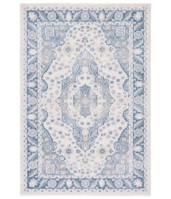 Safavieh Blair Washable BLR208 Beige / Grey Blue 5'-3" X 7'-6" Rectangle Area Rug