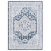 Safavieh Blair Washable BLR210 Beige / Navy 5'-3" X 7'-6" Rectangle Area Rug
