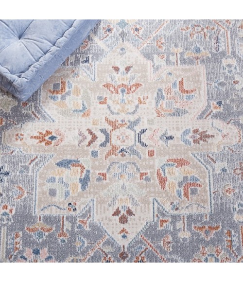 Safavieh Blair Washable BLR212 Beige / Blue 9' X 12' Rectangle Area Rug