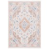 Safavieh Blair Washable BLR214 Beige / Rust 5'-3" X 7'-6" Rectangle Area Rug