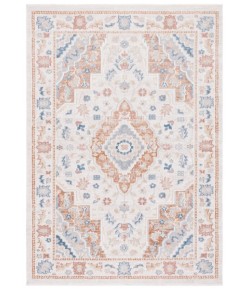 Safavieh Blair Washable BLR214 Beige / Rust 5'-3" X 7'-6" Rectangle Area Rug