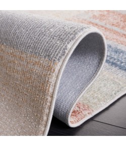 Safavieh Blair Washable BLR216 Beige / Blue Rust 6'-7" X 6'-7" Square Area Rug