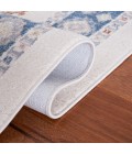 Safavieh Blair Washable BLR218 Beige / Blue 5'-3" X 7'-6" Rectangle Area Rug