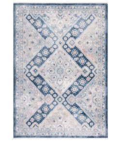 Safavieh Blair Washable BLR220 Grey / Navy 4' X 6' Rectangle Area Rug
