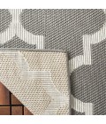 Safavieh Bermuda BMU804 Grey / Ivory 6'-7" X 6'-7" Round Area Rug
