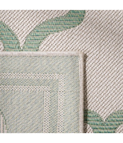Safavieh Bermuda BMU810 Beige / Green 3' X 5' Rectangle Area Rug