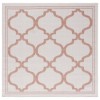Safavieh Bermuda BMU810 Ivory / Rust 6'-7" X 6'-7" Square Area Rug