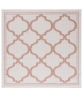 Safavieh Bermuda BMU810 Ivory / Rust 6'-7" X 6'-7" Square Area Rug