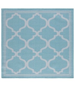 Safavieh Bermuda BMU810 Aqua / Grey 6'-7" X 6'-7" Square Area Rug