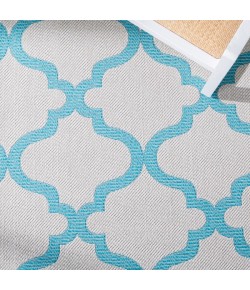Safavieh Bermuda BMU810 Beige / Aqua 6'-7" X 9'-2" Rectangle Area Rug