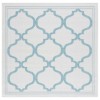 Safavieh Bermuda BMU810 Beige / Aqua 6'-7" X 6'-7" Square Area Rug