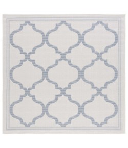 Safavieh Bermuda BMU810 Ivory / Blue 6'-7" X 6'-7" Square Area Rug